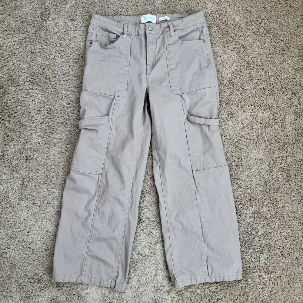 Regeneration Celebrity‎ Pink Willow Cargo Pants Beige Womens 13 31 Cropped Y2K